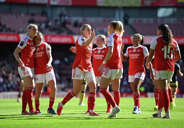 Framed Print : Arsenal v West Ham United - Barclays Women's Super League Arsenal v West Ham United - Barclays Women's Super League