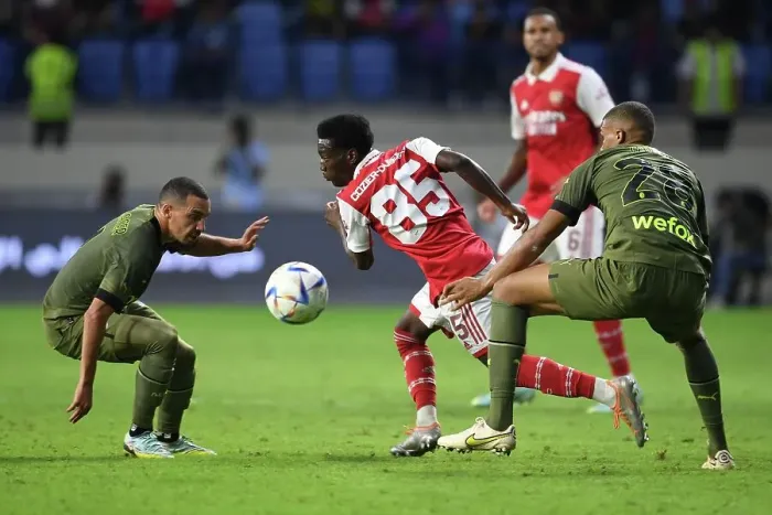 Framed Print : Arsenal vs AC Milan: Battle for Supremacy - Dubai Super Cup Clash (2022-23) Framed Print : Arsenal vs AC Milan: Battle for Supremacy - Dubai Super Cup Clash (2022-23)