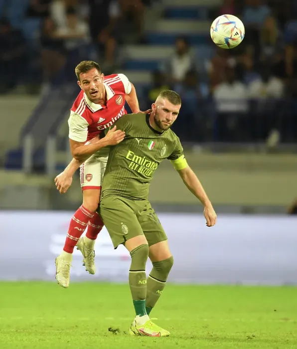 Framed Print : Arsenal vs AC Milan: Dubai Super Cup Showdown, 2022 Framed Print : Arsenal vs AC Milan: Dubai Super Cup Showdown, 2022