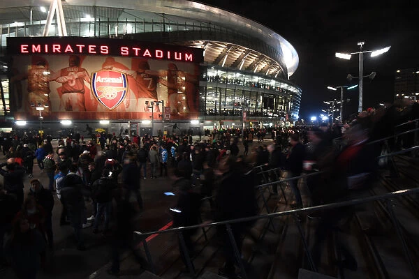 Arsenal vs AC Milan: Eager Fans Gather at Emirates Stadium for Europa League Showdown