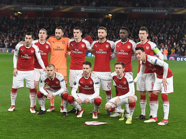 Arsenal vs AC Milan: Europa League Showdown - Arsenal's Line-up at Emirates Stadium (2018)