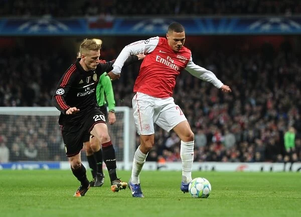 Arsenal vs AC Milan: Kieran Gibbs vs Ignazio Abete in UEFA Champions League Showdown (2011-12)