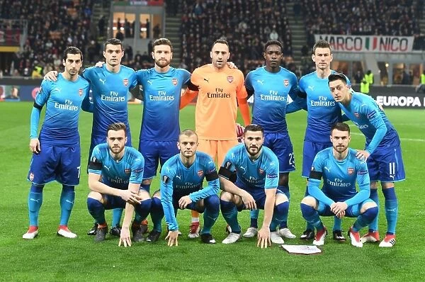 Arsenal vs AC Milan - UEFA Europa League 2017-18: First Leg Team Line-up