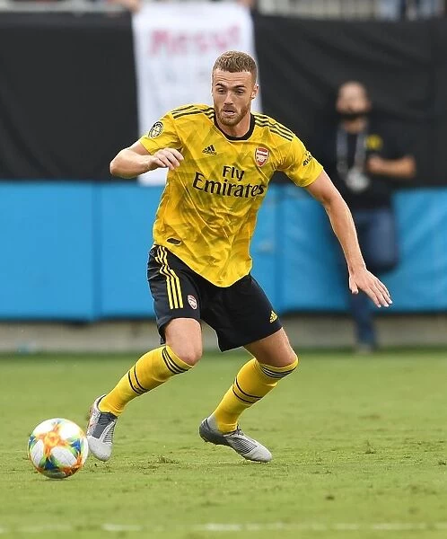 Arsenal vs. ACF Fiorentina: Calum Chambers in Action at 2019 International Champions Cup, Charlotte