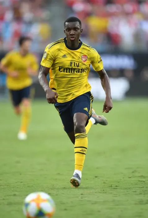 Framed Print : Arsenal vs. ACF Fiorentina: Eddie Nketiah Shines in 2019 International Champions Cup, Charlotte Framed Print : Arsenal vs. ACF Fiorentina: Eddie Nketiah Shines in 2019 International Champions Cup, Charlotte