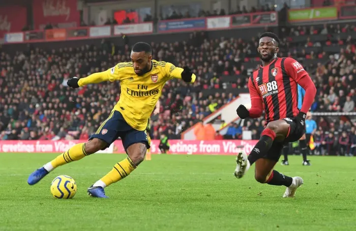 Framed Print : Arsenal vs. AFC Bournemouth: Premier League Battle at Vitality Stadium (December 2019)