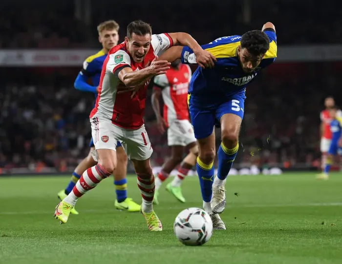 Framed Print : Arsenal vs AFC Wimbledon: Carabao Cup Clash at Emirates Stadium