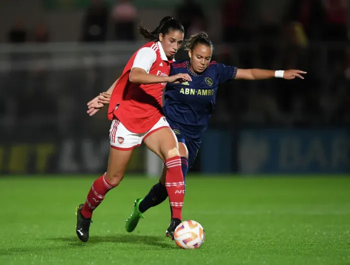 Framed Print : Arsenal vs Ajax: A UEFA Women's Champions League Showdown - September 2022 Framed Print : Arsenal vs Ajax: A UEFA Women's Champions League Showdown - September 2022