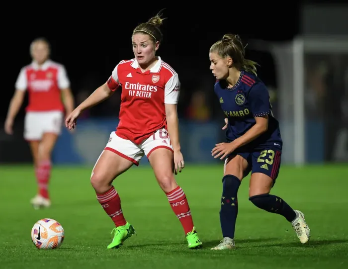 Framed Print : Arsenal vs Ajax: Williamson vs Pelova - Women's Champions League Showdown Framed Print : Arsenal vs Ajax: Williamson vs Pelova - Women's Champions League Showdown