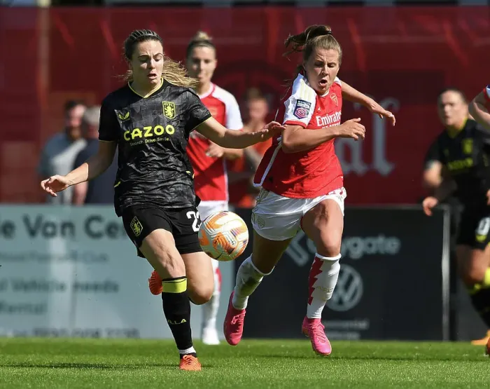 Framed Print : Arsenal vs. Aston Villa: A Battle for FA Women's Super League Supremacy