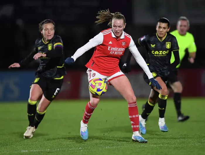 Framed Print : Arsenal vs. Aston Villa: A Battle of Stars - Frida Maanum vs. Rachel Corsie, FA Women's Continental Tyres League Cup Framed Print : Arsenal vs. Aston Villa: A Battle of Stars - Frida Maanum vs. Rachel Corsie, FA Women's Continental Tyres League Cup