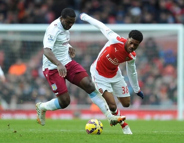 Arsenal vs. Aston Villa: Clash between Chuba Akpom and Jores Okore