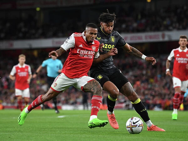 Arsenal vs Aston Villa Showdown: Gabriel Jesus vs Tyrone Mings Battle in Premier League (2022-23)