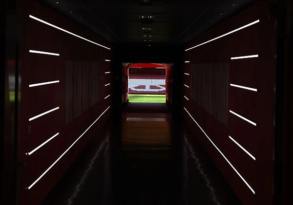 Arsenal vs Aston Villa: The Tunnel at Emirates Stadium - Premier League Showdown, London 2021