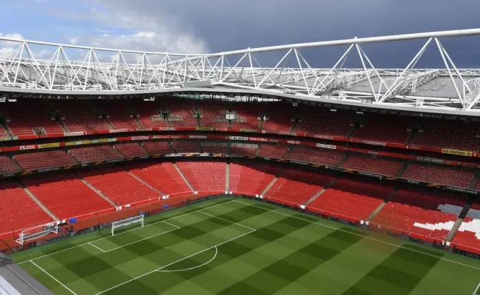 Framed Print : Arsenal vs Atletico Madrid: Europa League Semi-Final at Emirates Stadium, London Framed Print : Arsenal vs Atletico Madrid: Europa League Semi-Final at Emirates Stadium, London