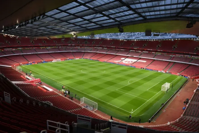 Framed Print : Arsenal vs. Barcelona: UEFA Women's Champions League Clash at Emirates Stadium Framed Print : Arsenal vs. Barcelona: UEFA Women's Champions League Clash at Emirates Stadium