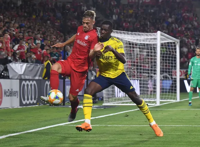 Framed Print : Arsenal vs. Bayern Munich: Clash in the International Champions Cup, Carson, California, 2019