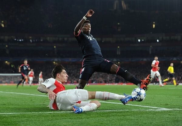 Arsenal vs. Bayern Munich: Hector Bellerin Secures Crucial Corner in 2015 / 16 Champions League Battle
