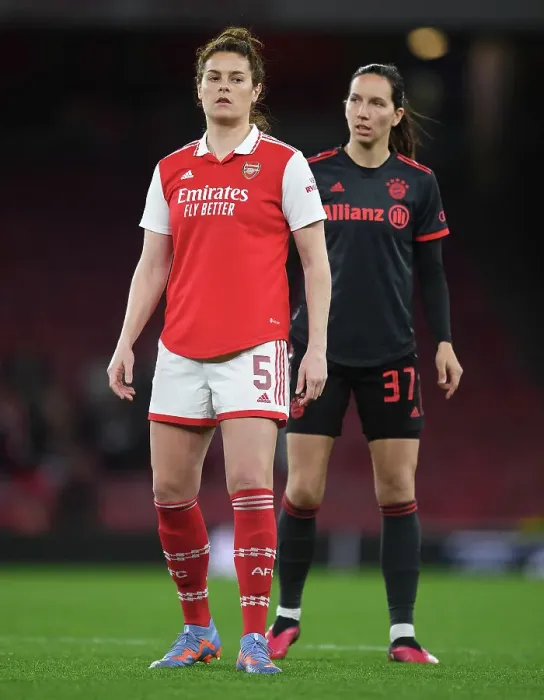 Framed Print : Arsenal vs. Bayern Munich: Women's Champions League Quarterfinal Showdown Framed Print : Arsenal vs. Bayern Munich: Women's Champions League Quarterfinal Showdown