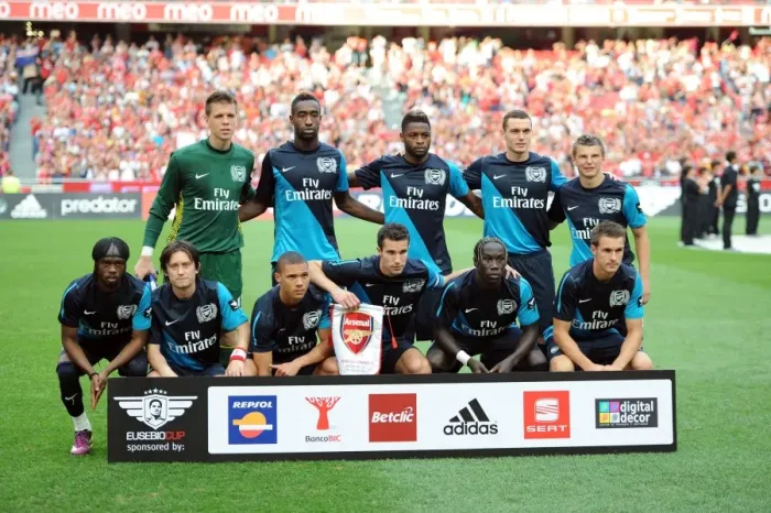Framed Print : Arsenal vs. Benfica: 2011 Pre-Season Friendly in Lisbon Framed Print : Arsenal vs. Benfica: 2011 Pre-Season Friendly in Lisbon