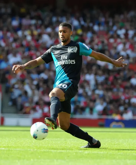 Framed Print : Arsenal vs Boca Juniors: Exciting 2-2 Draw at the Emirates Cup - Armand Traore in Action Framed Print : Arsenal vs Boca Juniors: Exciting 2-2 Draw at the Emirates Cup - Armand Traore in Action