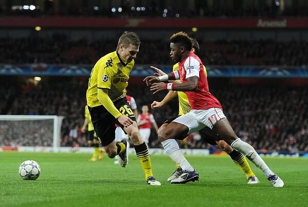 Arsenal vs Borussia Dortmund: Andre Santos Scores the Second Goal in the 2011-12 UEFA Champions League Match