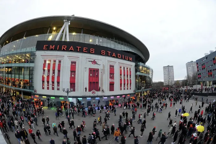 Framed Print : Arsenal vs Brentford: Fans Exit Emirates Stadium (2023 Premier League) Framed Print : Arsenal vs Brentford: Fans Exit Emirates Stadium (2023 Premier League)