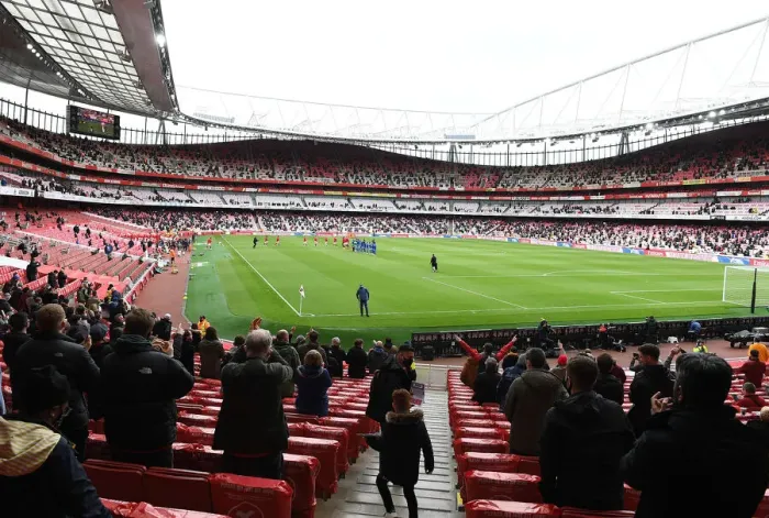Framed Print : Arsenal vs Brighton: Emirates Stadium Reopens with Limited Fans Amidst Easing COVID-19 Restrictions (2021) Framed Print : Arsenal vs Brighton: Emirates Stadium Reopens with Limited Fans Amidst Easing COVID-19 Restrictions (2021)