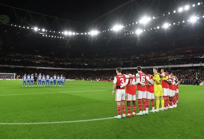 Framed Print : Arsenal vs Brighton & Hove Albion: Carabao Cup Clash at Emirates Stadium