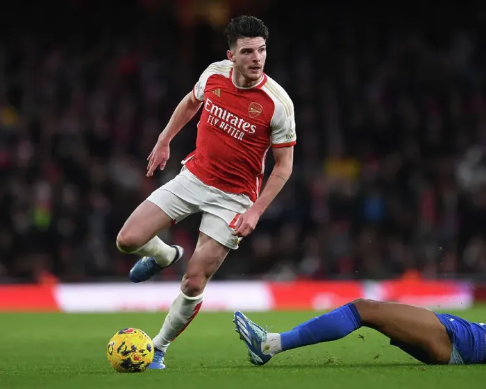 Framed Print : Arsenal vs Brighton & Hove Albion: Declan Rice in Action - Premier League 2023-24 Framed Print : Arsenal vs Brighton & Hove Albion: Declan Rice in Action - Premier League 2023-24