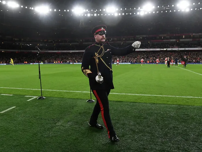 Framed Print : Arsenal vs. Brighton & Hove Albion: The Last Post Tribute - Carabao Cup Match (November 2022) Framed Print : Arsenal vs. Brighton & Hove Albion: The Last Post Tribute - Carabao Cup Match (November 2022)