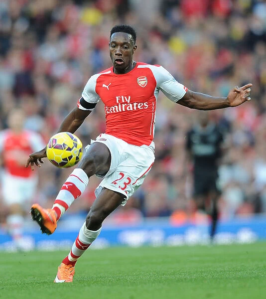 Arsenal vs Burnley: Danny Welbeck in Action at the Emirates Stadium, Premier League 2014 / 15