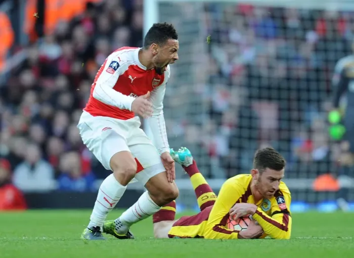 Framed Print : Arsenal vs. Burnley: FA Cup Fourth Round Clash at The Emirates