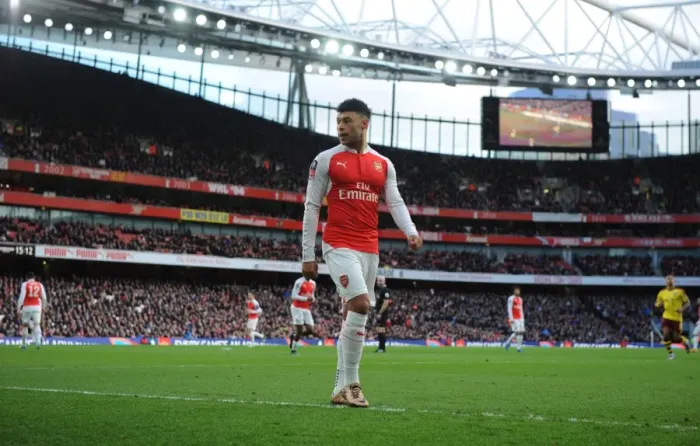 Framed Print : Arsenal vs Burnley: FA Cup Fourth Round - Oxlade-Chamberlain's Emirates Showdown Framed Print : Arsenal vs Burnley: FA Cup Fourth Round - Oxlade-Chamberlain's Emirates Showdown