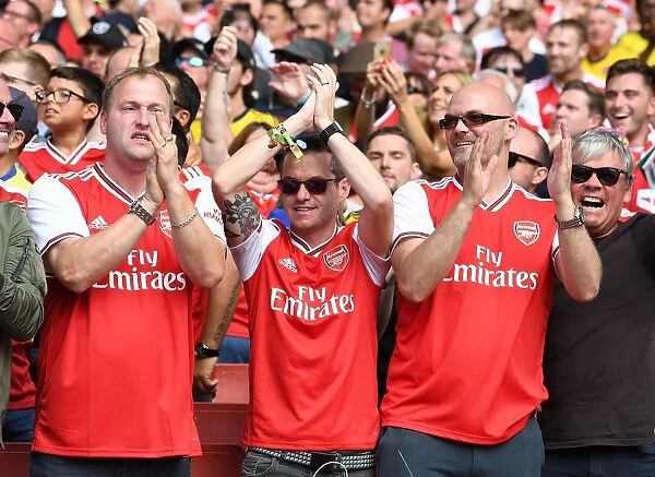 Arsenal vs Burnley: Passionate Fans at Emirates Stadium, Premier League 2019-2020