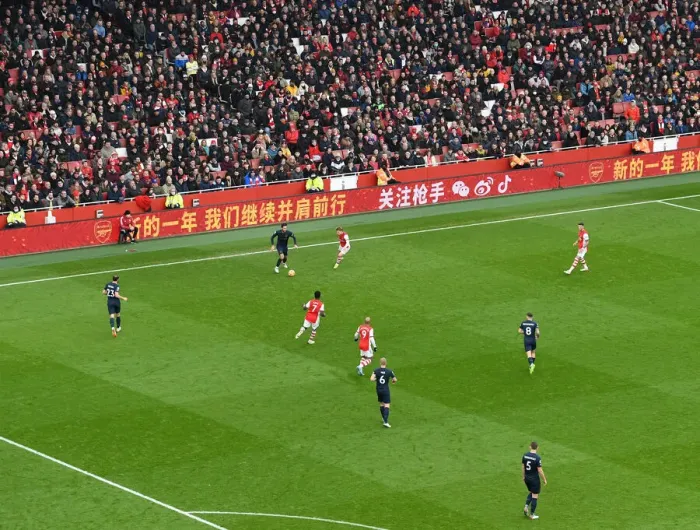 Framed Print : Arsenal vs Burnley: Premier League Clash at Emirates Stadium Amidst Chinese New Year Celebrations