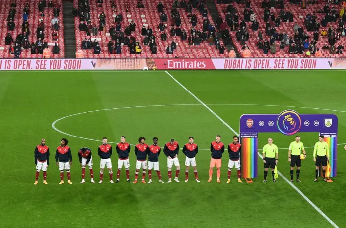 Framed Print : Arsenal vs Burnley: Premier League Return of Fans at Emirates Stadium (December 2020)