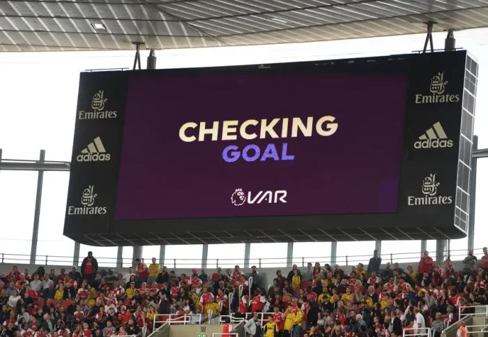 Framed Print : Arsenal vs Burnley: VAR Decision Scrutinized at Emirates Stadium, Premier League 2019-20 Framed Print : Arsenal vs Burnley: VAR Decision Scrutinized at Emirates Stadium, Premier League 2019-20