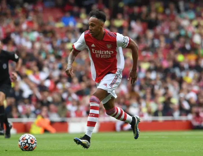 Framed Print : Arsenal vs Chelsea: Aubameyang Faces Off in Pre-Season Clash