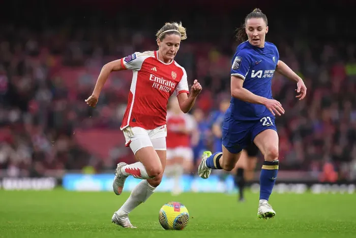 Framed Print : Arsenal vs. Chelsea: Barclays Women's Super League Clash at Emirates Stadium Framed Print : Arsenal vs. Chelsea: Barclays Women's Super League Clash at Emirates Stadium