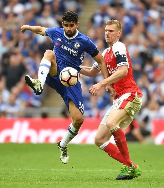 Arsenal vs. Chelsea: A Battle at the FA Cup Final - Per Mertesacker vs. Diego Costa