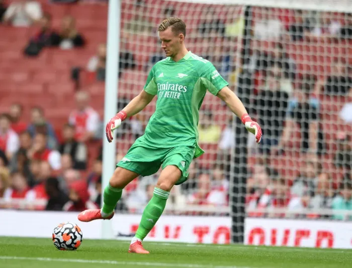 Framed Print : Arsenal vs Chelsea: Bernd Leno in Focus - The Pre-Season Clash at Emirates Stadium