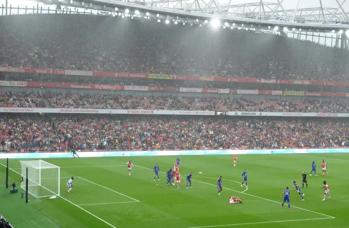 Framed Print : Arsenal vs Chelsea: Bukayo Saka's Thwarted Goal - Premier League 2021-22