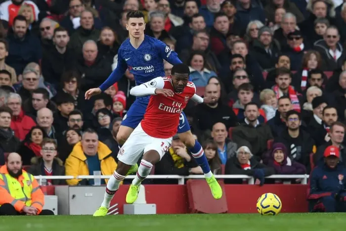 Framed Print : Arsenal vs. Chelsea: Clash at Emirates Stadium, Premier League, December 2019