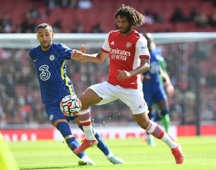 Framed Print : Arsenal vs. Chelsea: Clash of Minds - Elneny vs. Ziyech Framed Print : Arsenal vs. Chelsea: Clash of Minds - Elneny vs. Ziyech