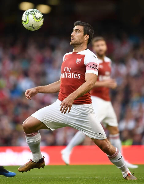 Arsenal vs. Chelsea Clash: Sokratis Faces Off in 2018 International Champions Cup, Dublin