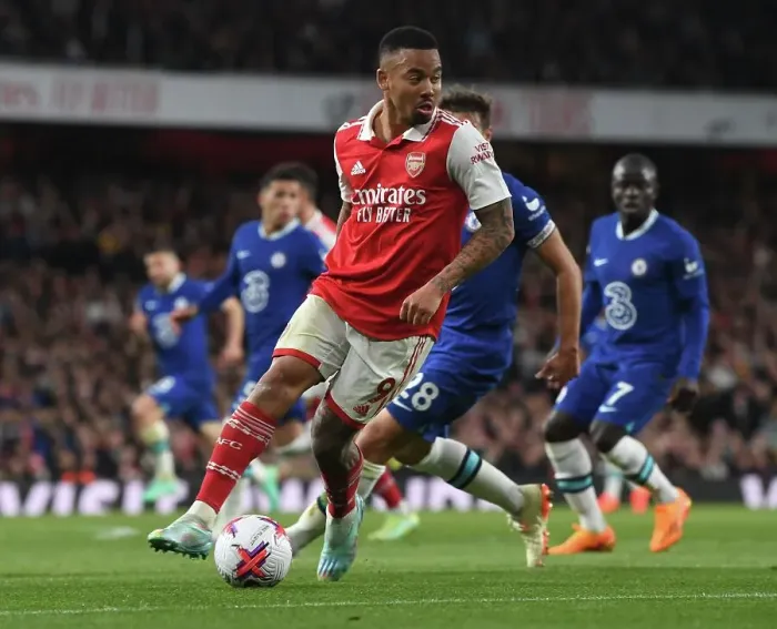 Framed Print : Arsenal vs. Chelsea: Clash of Titans - Premier League Showdown (2022-23)