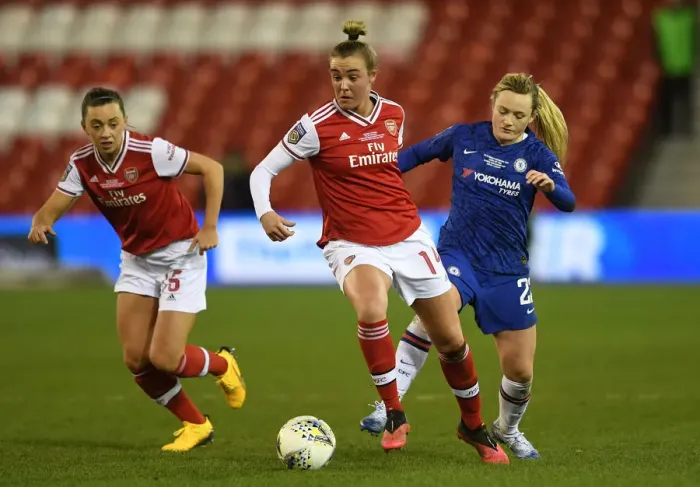 Framed Print : Arsenal vs. Chelsea: FA Womens Continental League Cup Final Showdown Framed Print : Arsenal vs. Chelsea: FA Womens Continental League Cup Final Showdown