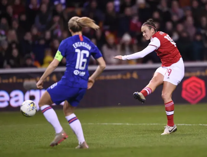 Framed Print : Arsenal vs. Chelsea: FA Womens Continental League Cup Final Showdown in Nottingham