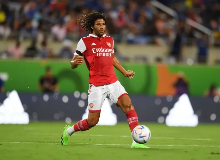Framed Print : Arsenal vs. Chelsea - Florida Cup 2022-23: Mo Elneny in Action Framed Print : Arsenal vs. Chelsea - Florida Cup 2022-23: Mo Elneny in Action